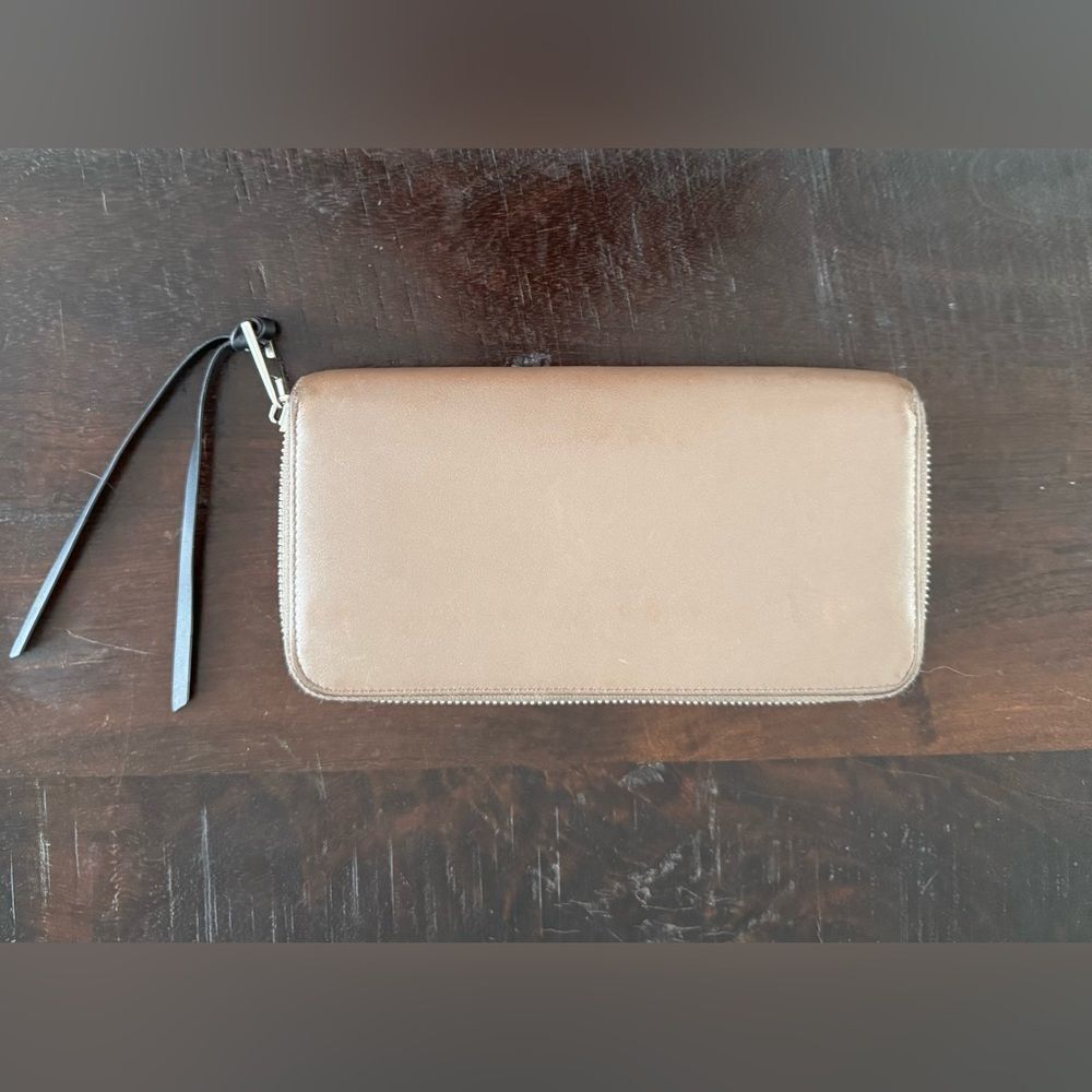 Loewe Tan Leather Skull Zip Wallet - Picture 2 of 8